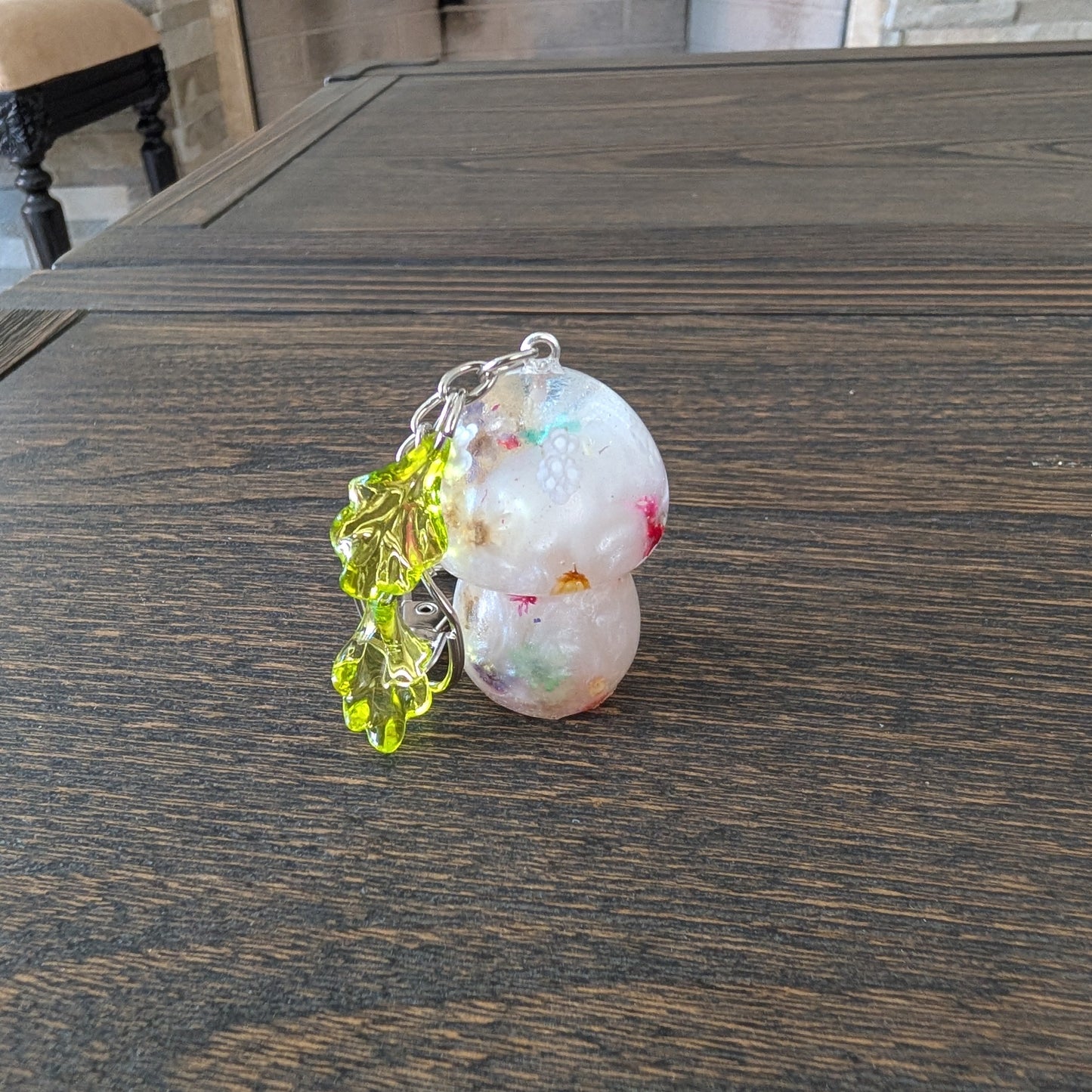 Keychain - Resin mushroom B