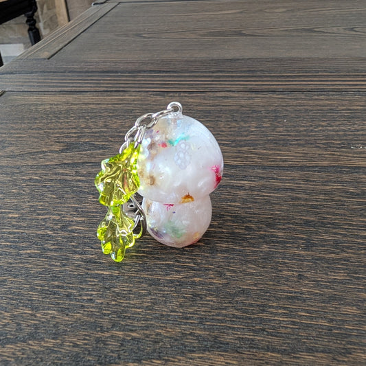 Keychain - Resin mushroom B