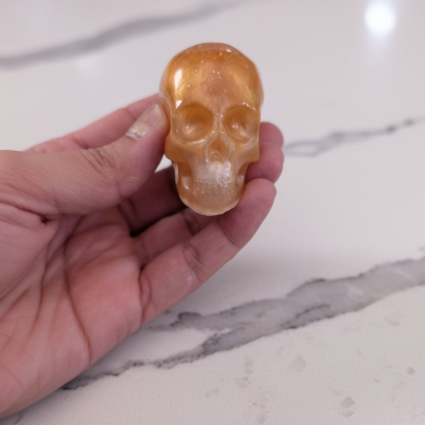 Small resin skull trinket