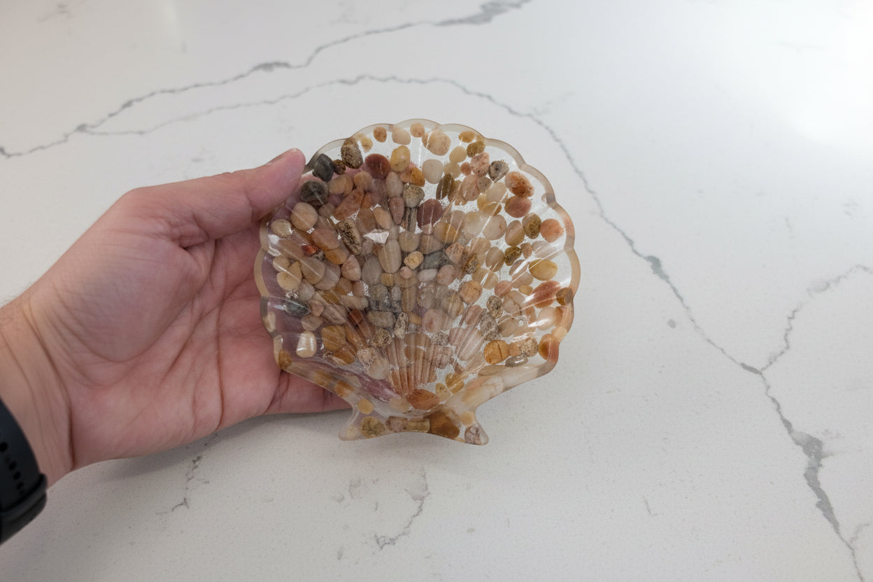 Seashell trinket dish