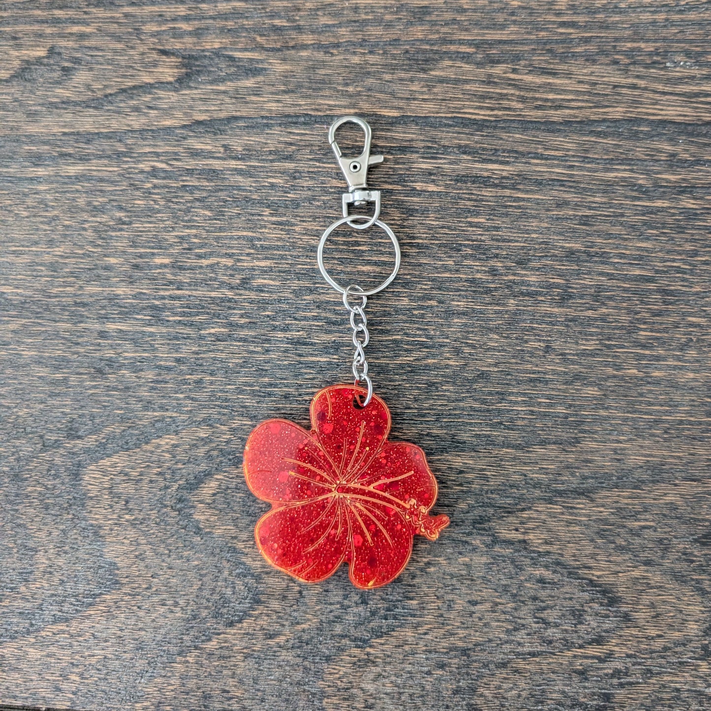 Keychain - Resin flower