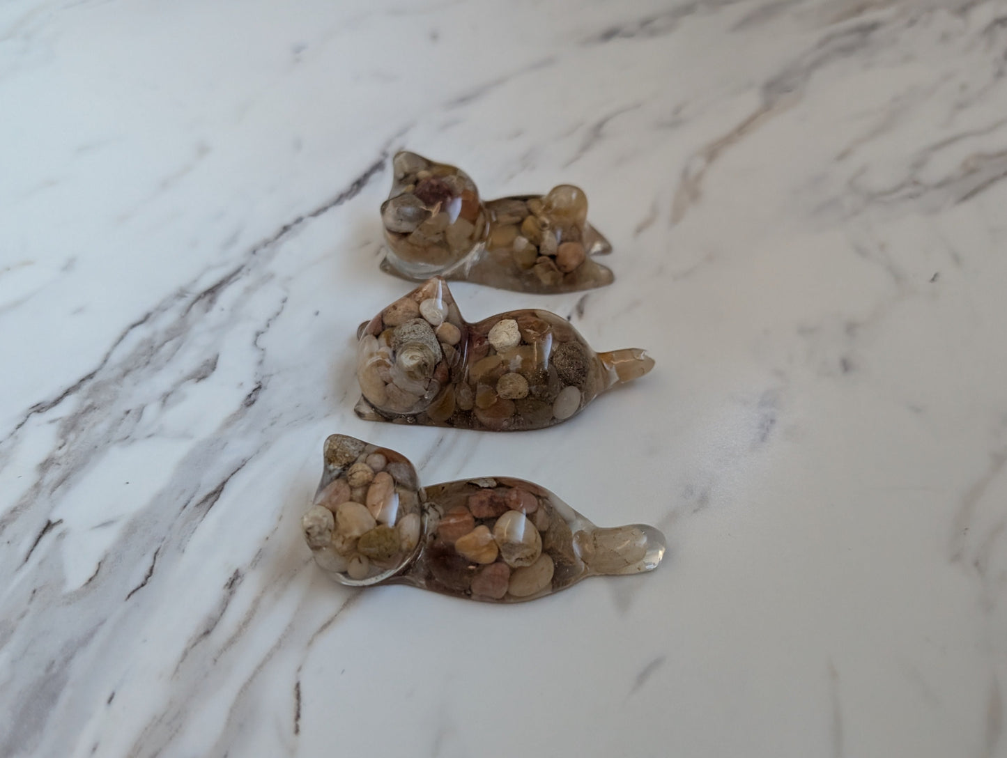 "River Cat" Resin Figurine – The Perfect Gift for Nature & Cat Lovers