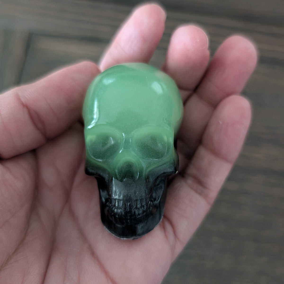 Small resin skull trinket
