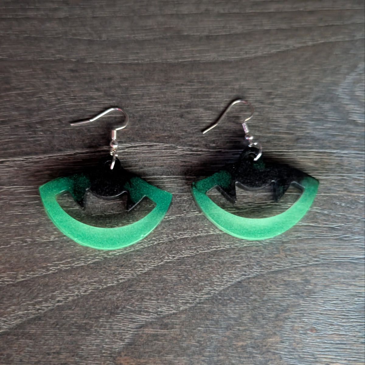 Earrings - Resin vampire teeth on hook
