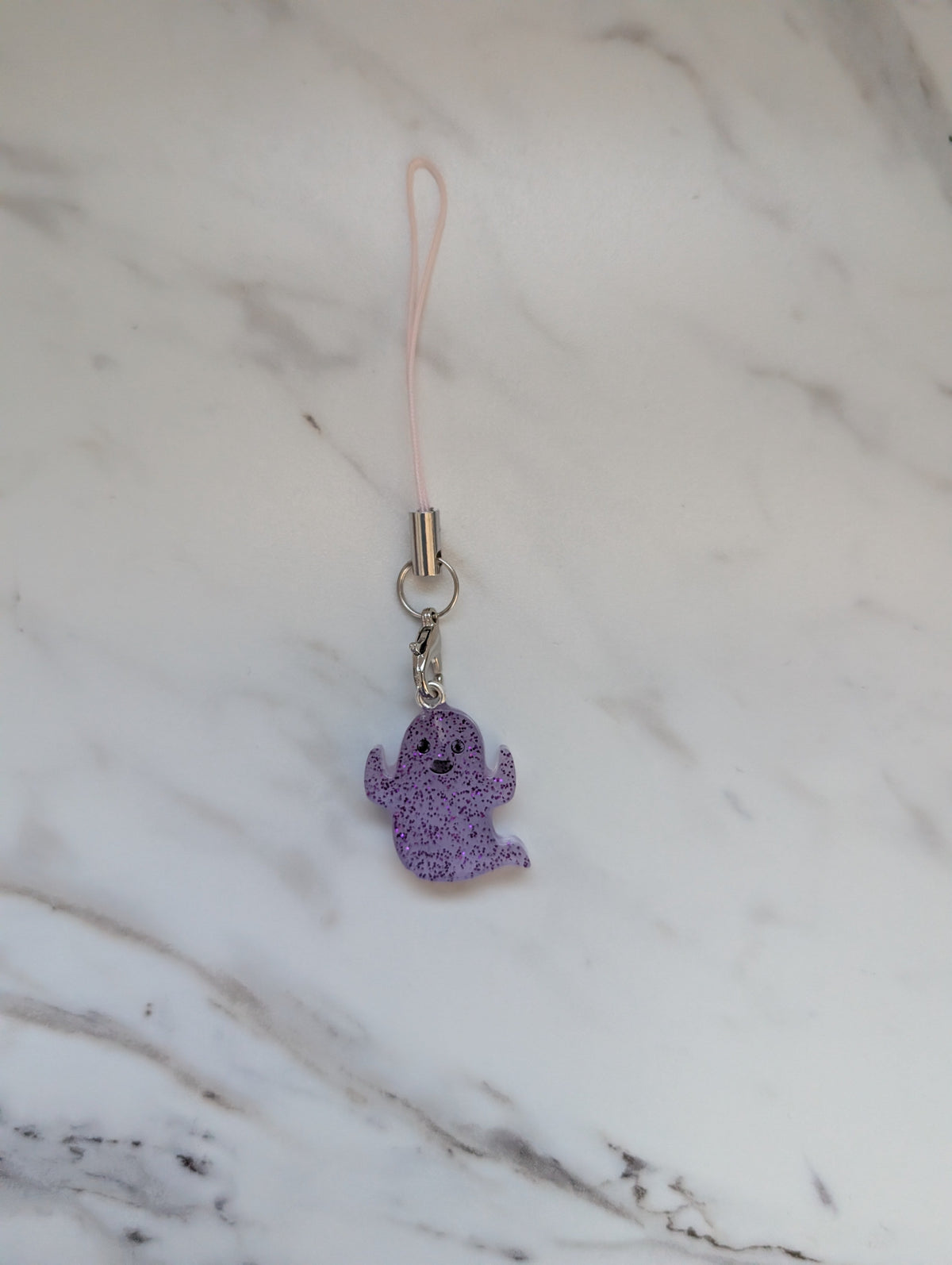 Phone charm - Resin ghost