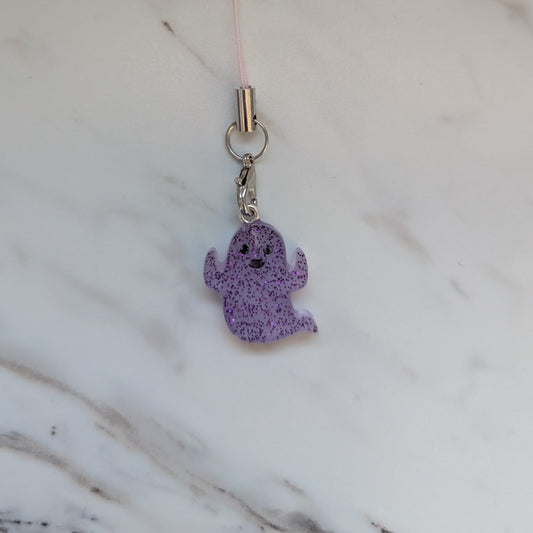 Phone charm - Resin ghost