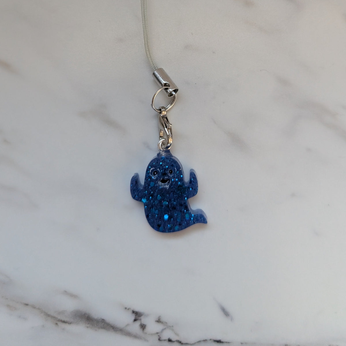 Phone charm - Resin ghost