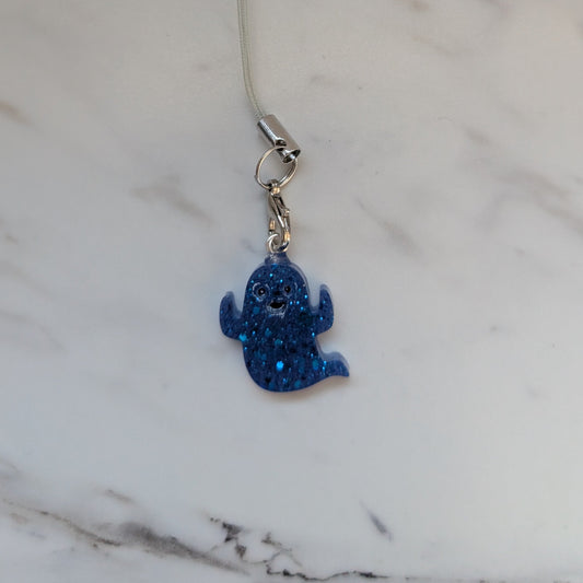 Phone charm - Resin ghost