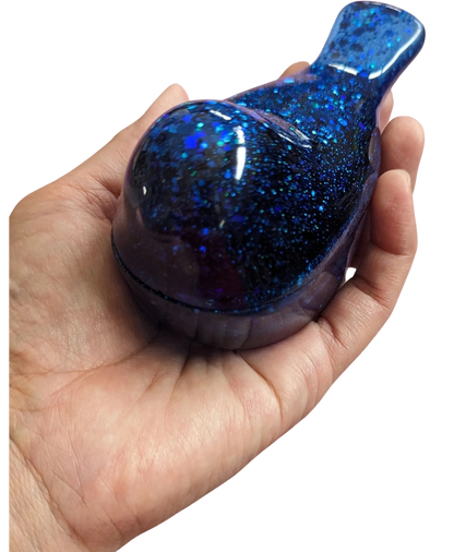 Knickknack - Resin bird trinket with lid