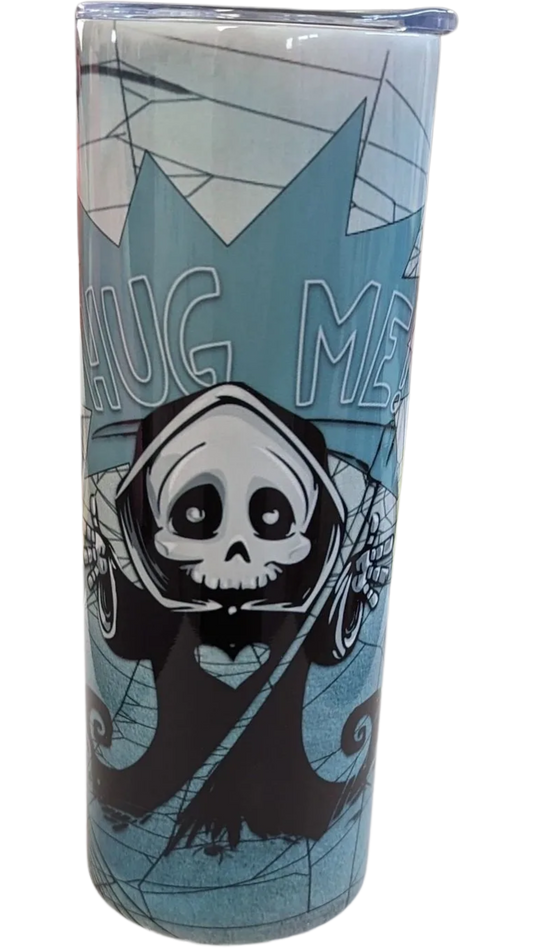 Tumbler - 20 oz Skinny Tumbler "Hug Me"