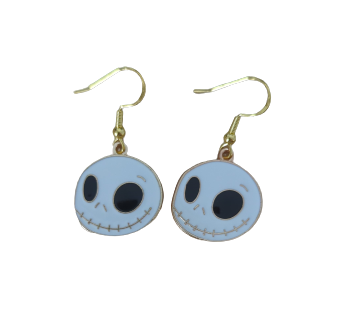 Earrings - Jack face on hook