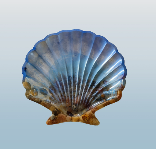 Knickknack - Resin seashell trinket dish