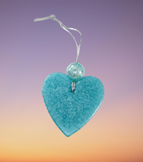 Freshie - Blue Heart With Bead