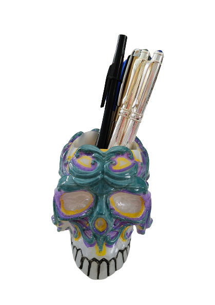 Knickknack - Resin skull deep holder