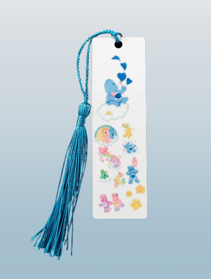 Bookmark - Sublimated double sided tassel short bookmark (Care bears)