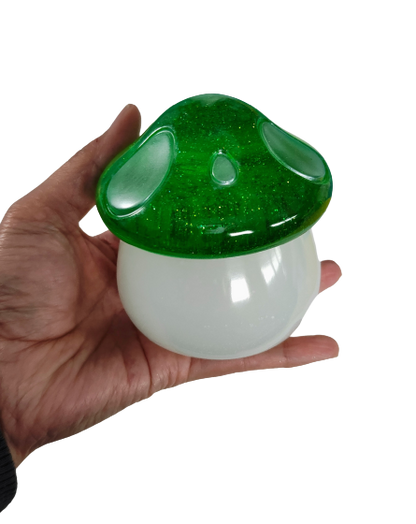 Knickknack - Resin mushroom trinket with lid