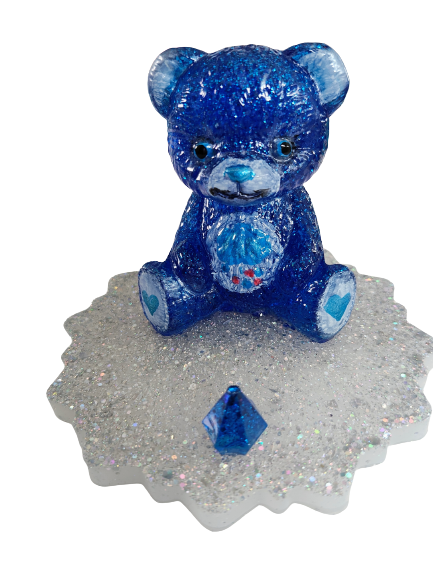 Knickknack - Resin teddy bear phone stand