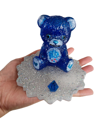 Knickknack - Resin teddy bear phone stand