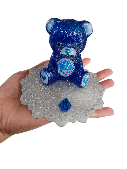 Knickknack - Resin teddy bear phone stand