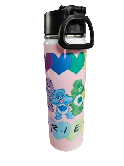 Sports water bottle - 22 oz Sports water bottle (Friends "Care bears")