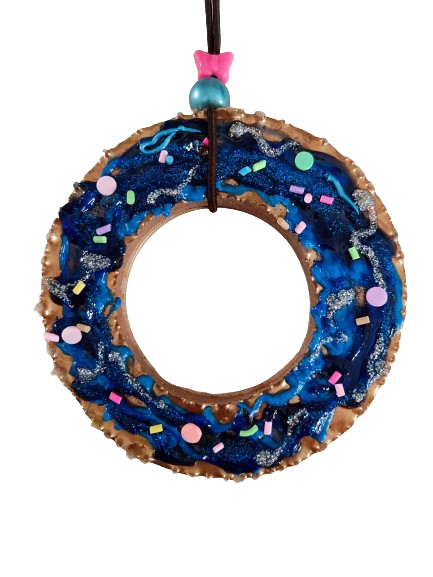 Freshie - Donut with sprinkles and round inner shape