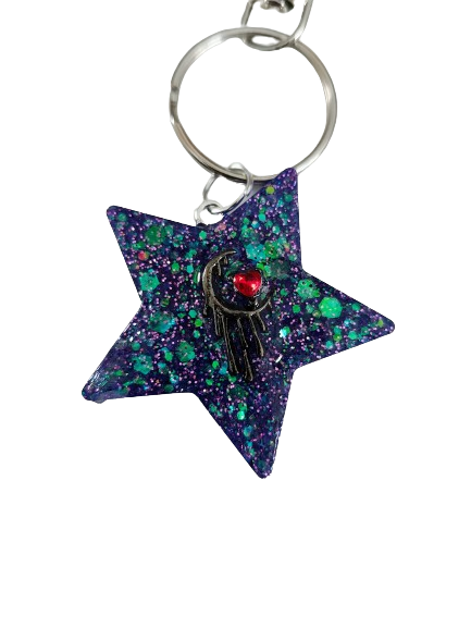 Keychain - Resin star