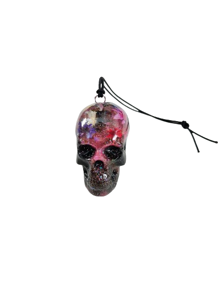 Car Ornament - Resin 3D Skull