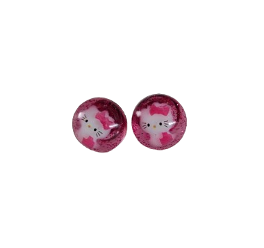 Earrings - 3D Hello Kitty Resin on post (Copy)