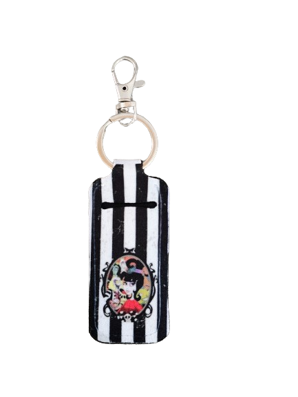 Keychain - Sublimated lipstick holder (Beetlejuice)