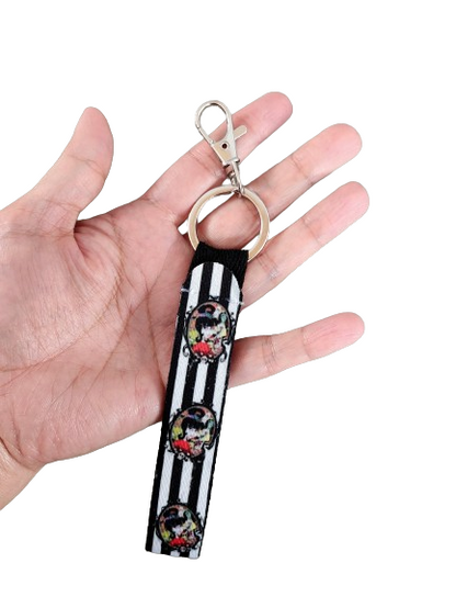 Keychain Wristlet - Sublimated (Beetlejuice)