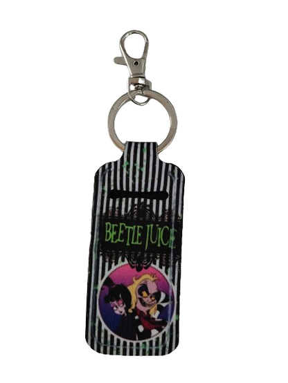 Keychain - Sublimated lipstick holder (Beetlejuice)