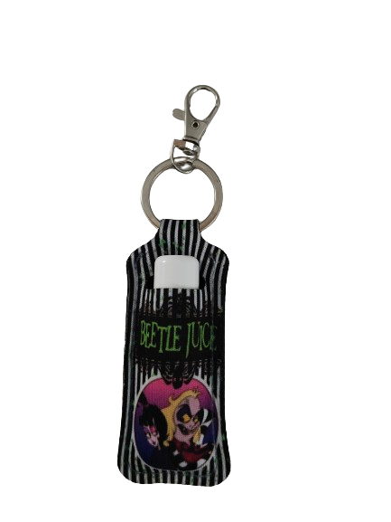 Keychain - Sublimated lipstick holder (Beetlejuice)