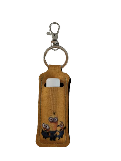 Keychain - Sublimated lipstick holder (Minions)