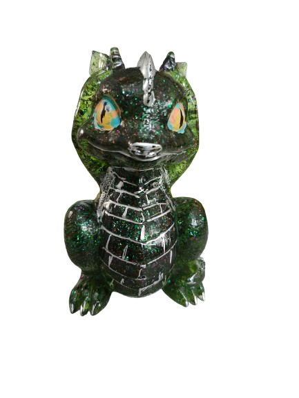 Knickknack - Resin hear no evil dragon trinket