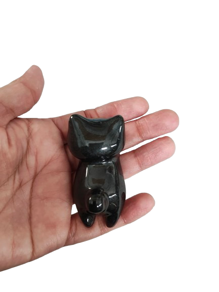 Knickknack - Resin small black cat trinket