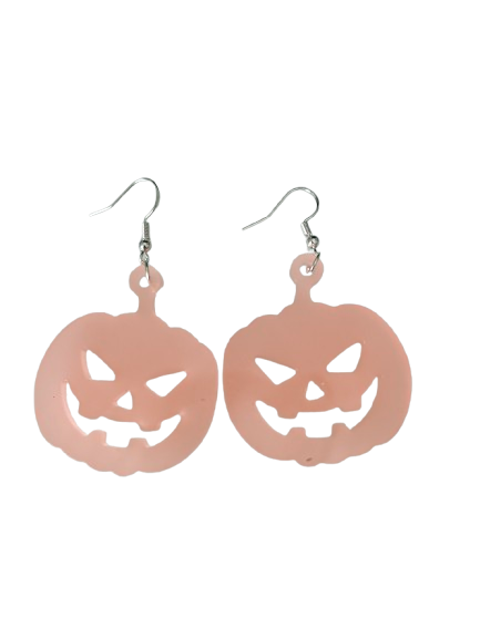 Earrings - Resin pumpkins on hook