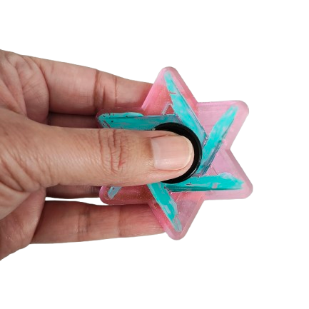 Knickknacks - Resin star fidget spinner