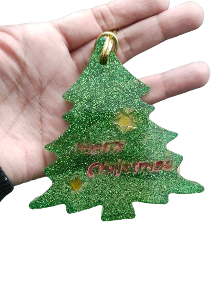 Car Ornament - Resin Christmas Tree