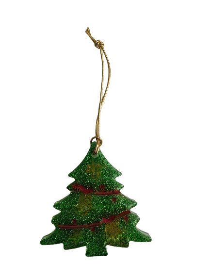 Car Ornament - Resin Christmas Tree