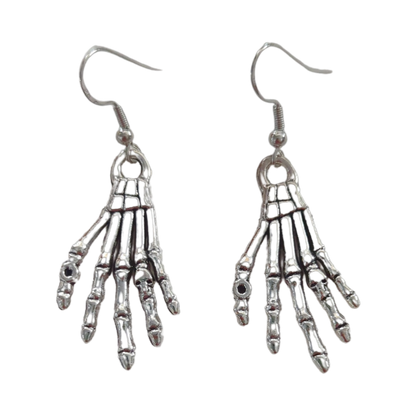 Earrings - Skeleton hands on hook