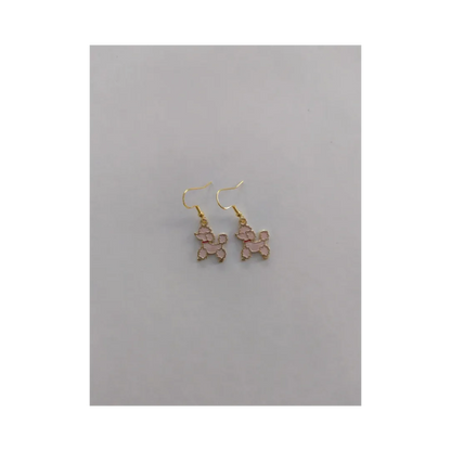 Earrings - Dog #1 on gold hook