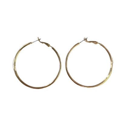 Earrings - Large 50 mm Gold Hoop