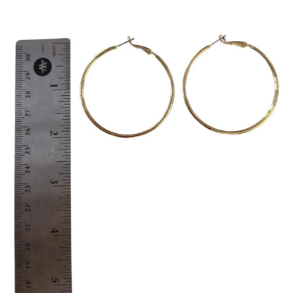 Earrings - Large 50 mm Gold Hoop