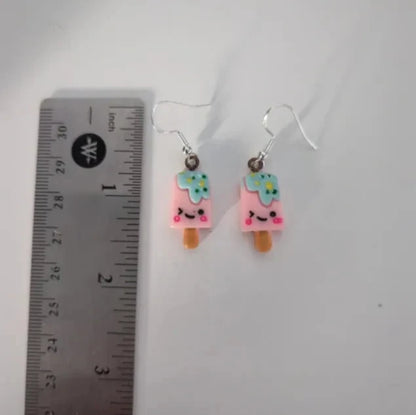 Earrings - Paletas on silver hook