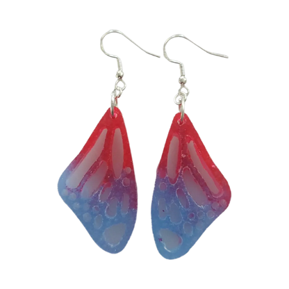 Earrings - Resin butterfly wings