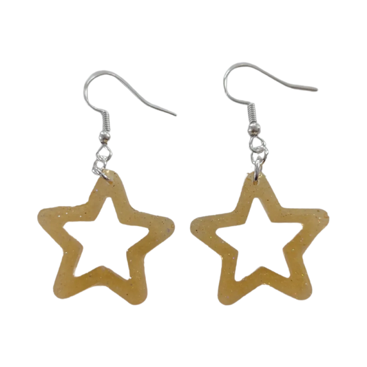 Earrings - Resin star on hook