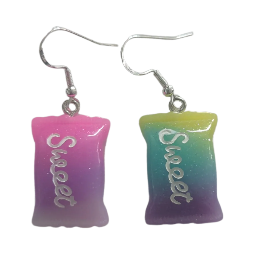 Earrings - Sweet Candy on Silver Hook