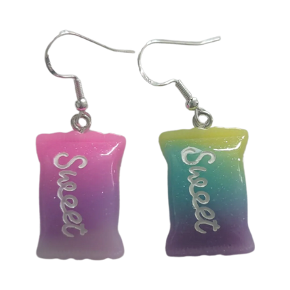 Earrings - Sweet Candy on Silver Hook