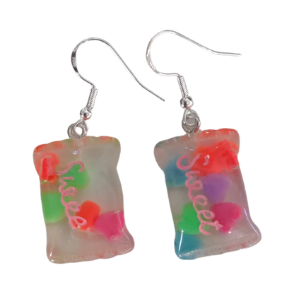 Earrings - Sweet Candy on Silver Hook