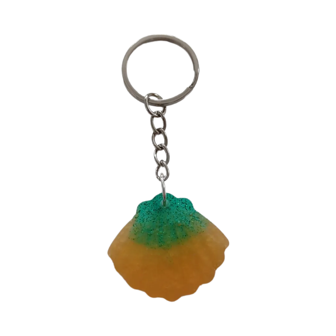 Keychain - Resin seashell